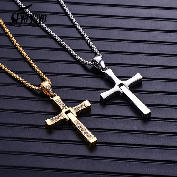 pendant necklaces eyeyoyo fast and furious cross necklace dominic toretto rhinestone stainless steel for men women, Silver
pendant necklaces eyeyoyo fast and furious cross necklace dominic toretto rhinestone stainless steel for men women, Silver