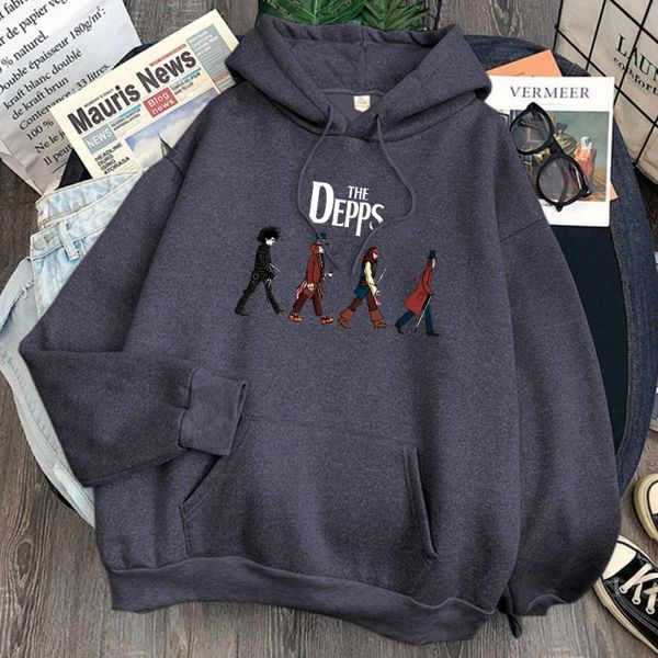 men's hoodies & sweatshirts cartoon character the depps print man hoodie harajuku long sleeve loose hooded streetwear male fashion cart, Black
men's hoodies & sweatshirts cartoon character the depps print man hoodie harajuku long sleeve loose hooded streetwear male fashion cart, Black