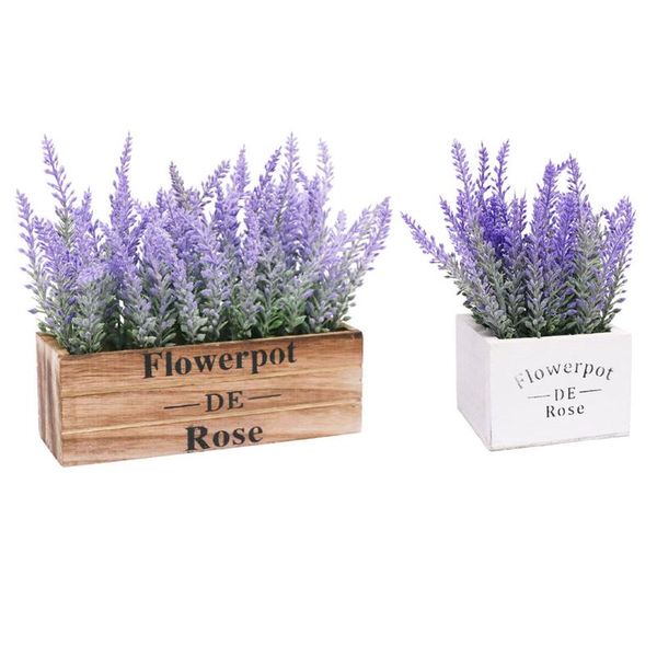 artificial lavender flower pot ornaments wooden box potted home decoration office desk indoor simulation green plant decorative flowers & wr
artificial lavender flower pot ornaments wooden box potted home decoration office desk indoor simulation green plant decorative flowers & wr