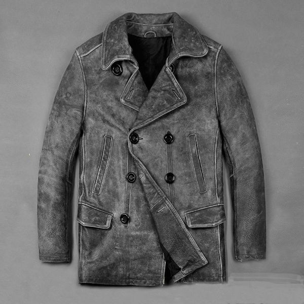 men's leather & faux 2021 vintage gray motorcycle jacket 100% genuine thick cowhide male suit coats m-xxxl, Black
men's leather & faux 2021 vintage gray motorcycle jacket 100% genuine thick cowhide male suit coats m-xxxl, Black