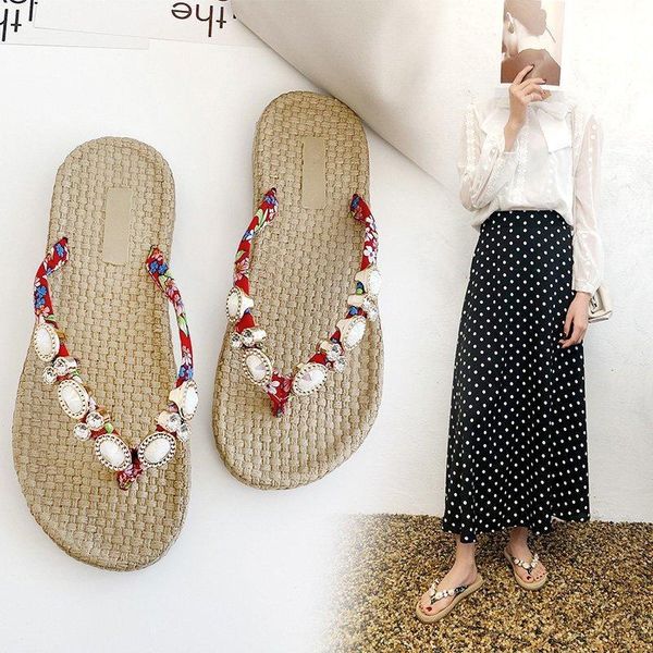 crystal flip flops pearls soft cozy shoes woman slippers sliver gold flats all match trendy beach slides clip toe femme 2021, Black
crystal flip flops pearls soft cozy shoes woman slippers sliver gold flats all match trendy beach slides clip toe femme 2021, Black