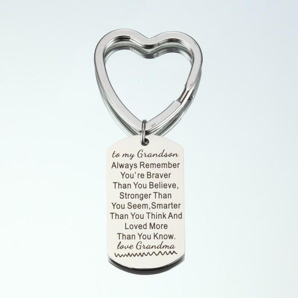 keychains 10pcs inspirational military card stainless steel key chain jewelry to my grandson always remember you`re braver men gift, Silver
keychains 10pcs inspirational military card stainless steel key chain jewelry to my grandson always remember you`re braver men gift, Silver