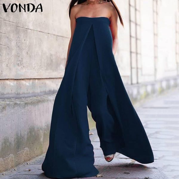 women's jumpsuits & rompers vonda plus size womens jumpsuit 2021 summer off the shoulder party playsuit casual wide leg pants loose ove, Black;white
women's jumpsuits & rompers vonda plus size womens jumpsuit 2021 summer off the shoulder party playsuit casual wide leg pants loose ove, Black;white