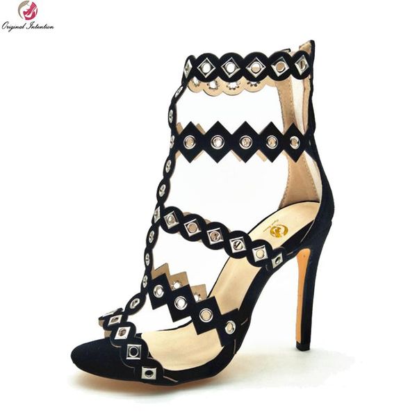 original intention super women sandals beautiful open toe thin high heel nice black shoes woman plus us size 4-12
original intention super women sandals beautiful open toe thin high heel nice black shoes woman plus us size 4-12