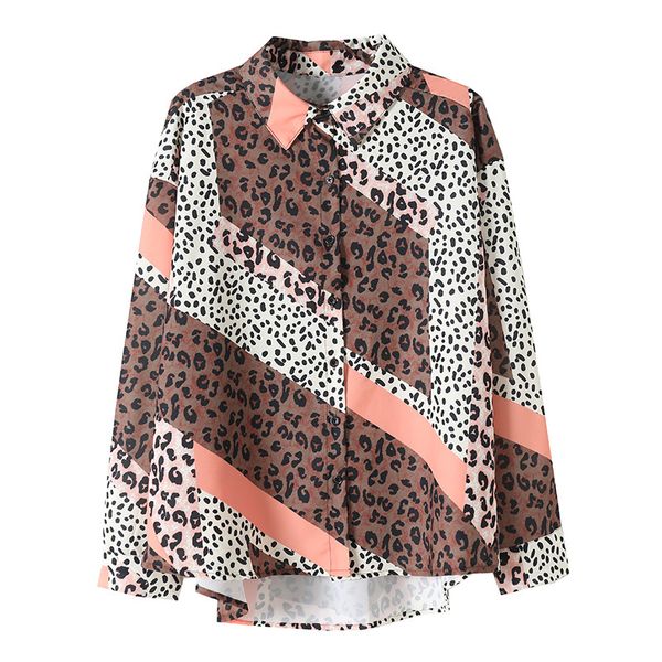 blouses 2021 Spring Leopard Print Long Womens Tops Blouses Women Fashion Shirt Blusas Roupa Feminina, White
blouses 2021 Spring Leopard Print Long Womens Tops Blouses Women Fashion Shirt Blusas Roupa Feminina, White