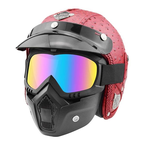 motorcycle helmets pu leather open face for helmet motocross motor 3/4 visor vintage motorbike headgear with
motorcycle helmets pu leather open face for helmet motocross motor 3/4 visor vintage motorbike headgear with