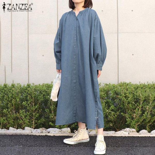 casual dresses stylish denim blue shirt dress women spring sundress puff sleeve vestidos female button split robe femme plus size, Black;gray
casual dresses stylish denim blue shirt dress women spring sundress puff sleeve vestidos female button split robe femme plus size, Black;gray