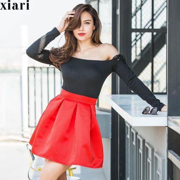 skirts female spring solid color high waist skirt fashion wild ladies a multi-color optional, Black
skirts female spring solid color high waist skirt fashion wild ladies a multi-color optional, Black