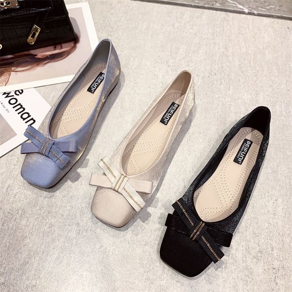 square toe ballet flats women slip on bow shoes spring 2021 new elegant bow flats shoes for women bling ballets flats, Black
square toe ballet flats women slip on bow shoes spring 2021 new elegant bow flats shoes for women bling ballets flats, Black