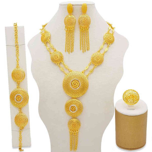 jewelry sets fashion dubai gold african indian ethiopia bridal wedding gifts for women necklace bracelet earrings ring set, Black
jewelry sets fashion dubai gold african indian ethiopia bridal wedding gifts for women necklace bracelet earrings ring set, Black