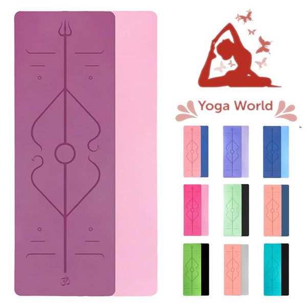 yoga mats 6mm tpe mat for fitness exercise home with position line workout womens non slip pilates accessories toxic
yoga mats 6mm tpe mat for fitness exercise home with position line workout womens non slip pilates accessories toxic