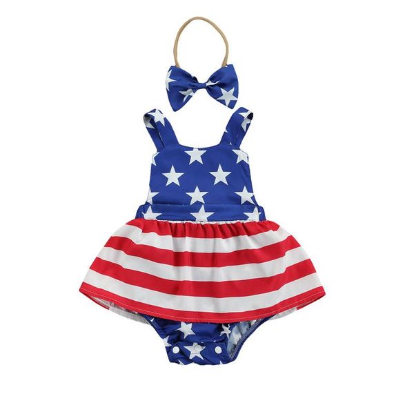 girl's dresses baby independence day clothes set, star stripe print sleeveless v-neck jumpsuit + bow-knot headband, Red;yellow
girl's dresses baby independence day clothes set, star stripe print sleeveless v-neck jumpsuit + bow-knot headband, Red;yellow