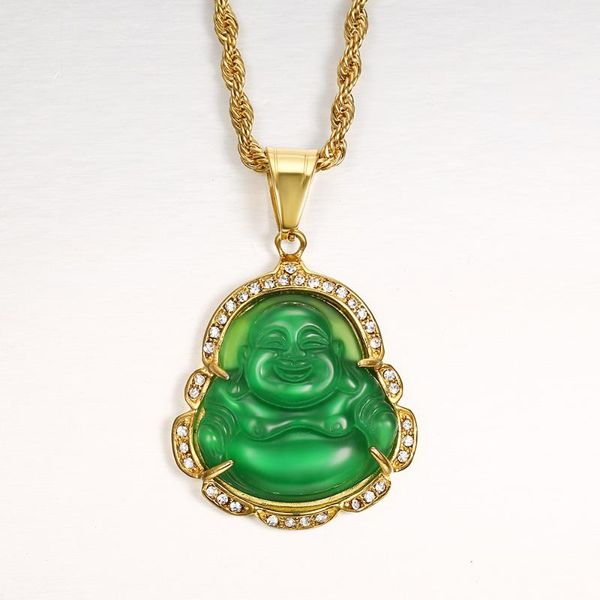 chains asjerlya buddha pendant necklace for women stainless steel jewelry zircon crystal necklaces punk couple pendants chain, Silver
chains asjerlya buddha pendant necklace for women stainless steel jewelry zircon crystal necklaces punk couple pendants chain, Silver