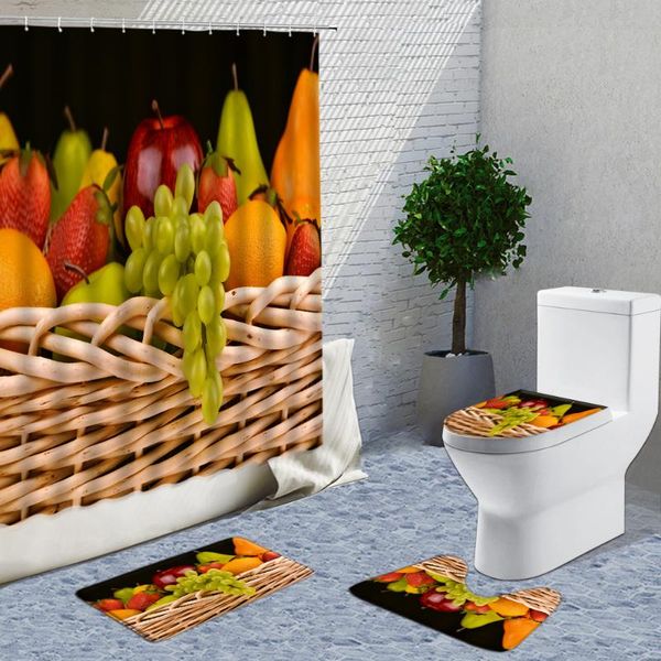 shower curtains fruit curtain a basket of grapes pears apples 4 piece set restroom toilet bathroom kitchen decor bath mats rugs
shower curtains fruit curtain a basket of grapes pears apples 4 piece set restroom toilet bathroom kitchen decor bath mats rugs