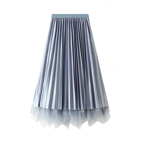 skirts skirts spring summer metallic irregular skirt double-side wear glossy patchwork mesh long pleated s 8nx0, Black
skirts skirts spring summer metallic irregular skirt double-side wear glossy patchwork mesh long pleated s 8nx0, Black