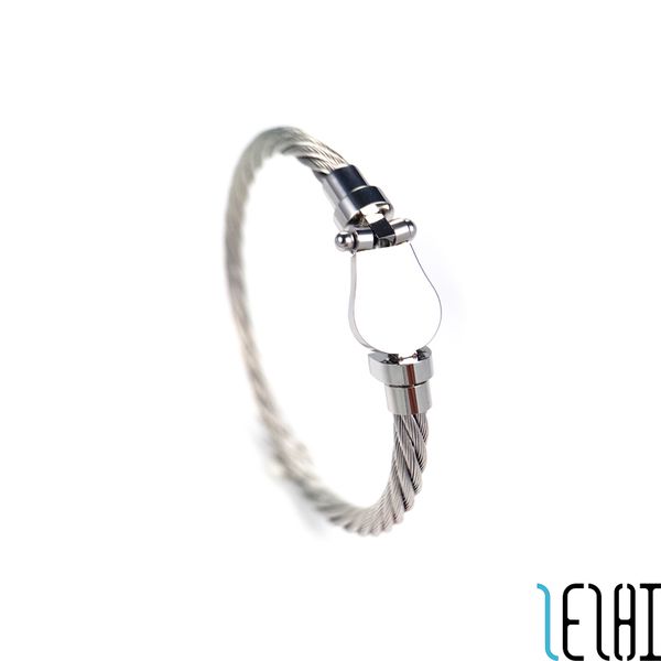 fashion charm eternal friendship horseshoe bangle exquisite titanium steel platinum plating cable bangles meaningful couple promise jewelry, Black
fashion charm eternal friendship horseshoe bangle exquisite titanium steel platinum plating cable bangles meaningful couple promise jewelry, Black