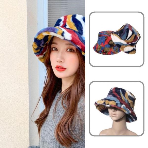 wide brim hats attractive couple hat all match plush soft irregular colored stripe print, Blue;gray
wide brim hats attractive couple hat all match plush soft irregular colored stripe print, Blue;gray