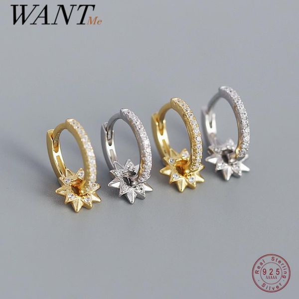 hoop & huggie wantme 925 sterling silver unique circle rotating star earrings for women bohemian charming fine gothic ear buckle jewelry, Golden;silver
hoop & huggie wantme 925 sterling silver unique circle rotating star earrings for women bohemian charming fine gothic ear buckle jewelry, Golden;silver