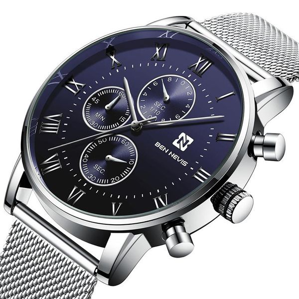 wristwatches ben nevis quartz watch multi function six pin fashion high grade man, Slivery;brown
wristwatches ben nevis quartz watch multi function six pin fashion high grade man, Slivery;brown