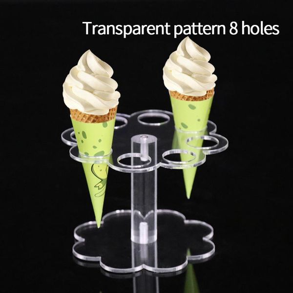 dishes & plates 4 holes flower pattern transparent acrylic ice cream cone holder tray sushi roll display stand rack shelf
dishes & plates 4 holes flower pattern transparent acrylic ice cream cone holder tray sushi roll display stand rack shelf
