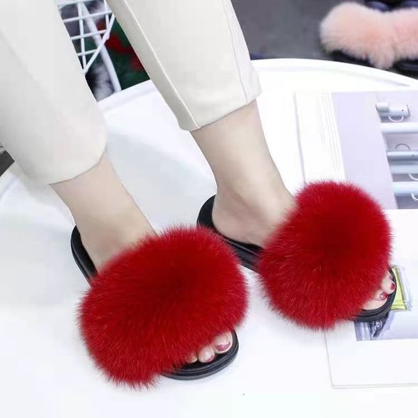 luxury slippers fashion summer one line with women's net red autumn winter hair slippers, Black
luxury slippers fashion summer one line with women's net red autumn winter hair slippers, Black