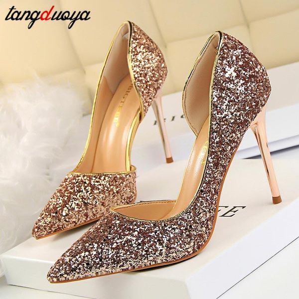 dress shoes high heel women 2021 heels pointed toe sequin single stiletto bling wedding 43 large size, Black
dress shoes high heel women 2021 heels pointed toe sequin single stiletto bling wedding 43 large size, Black