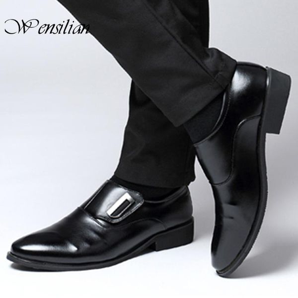 dress shoes oxford for men classic formal shoe pointed toe business social leather casual zapatilla hombres, Black
dress shoes oxford for men classic formal shoe pointed toe business social leather casual zapatilla hombres, Black