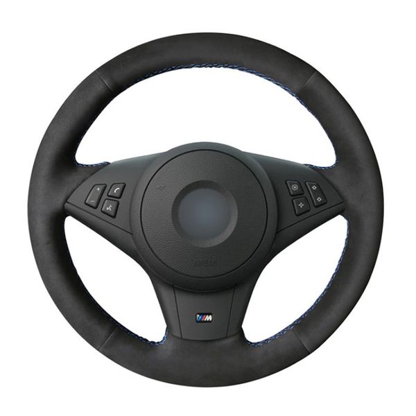 steering wheel covers black suede hand-stitched no-slip car cover for e60 e61(touring) 530d e63 2003-2010 e64 2004-2010
steering wheel covers black suede hand-stitched no-slip car cover for e60 e61(touring) 530d e63 2003-2010 e64 2004-2010