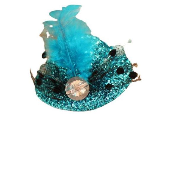 fashion hair jewelry children girl mini hat hair clip feather rose cap lace fascinator costume accessory the bride headdress, Slivery;white
fashion hair jewelry children girl mini hat hair clip feather rose cap lace fascinator costume accessory the bride headdress, Slivery;white