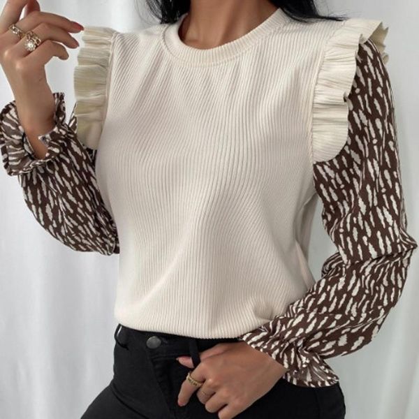 women's winter strappy knitting ladies plain slim daily party cute sweet lotus stitching leaf long sleeves blusa r2 t-shirt, White
women's winter strappy knitting ladies plain slim daily party cute sweet lotus stitching leaf long sleeves blusa r2 t-shirt, White