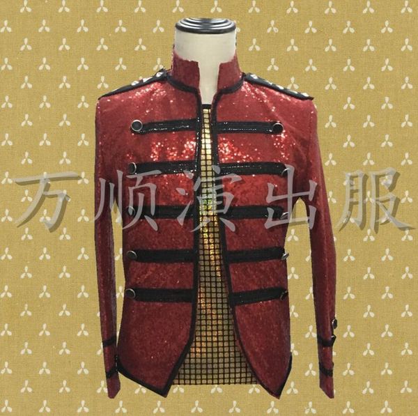 men's suits & blazers red clothes men designs masculino homme terno stage costumes for singers jacket sequins blazer dance stand collar, White;black
men's suits & blazers red clothes men designs masculino homme terno stage costumes for singers jacket sequins blazer dance stand collar, White;black