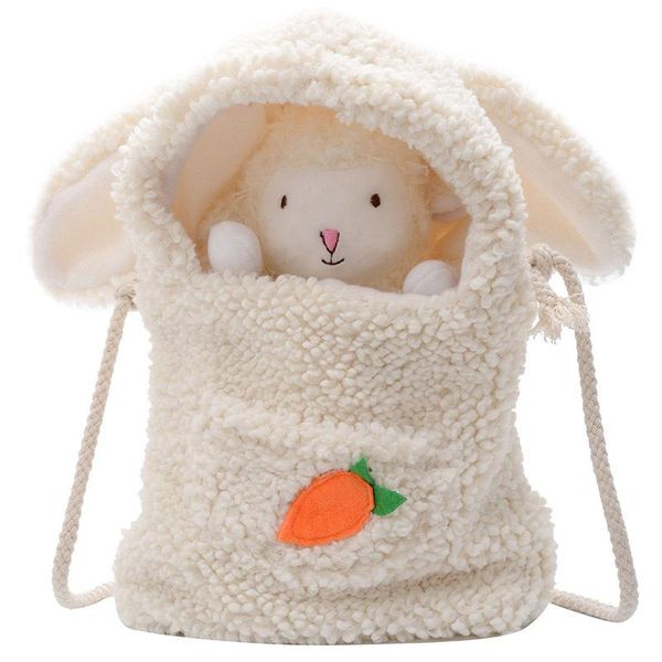 women cute lamb bag female new student messenger bag cartoon girl shoulder doll plush
women cute lamb bag female new student messenger bag cartoon girl shoulder doll plush