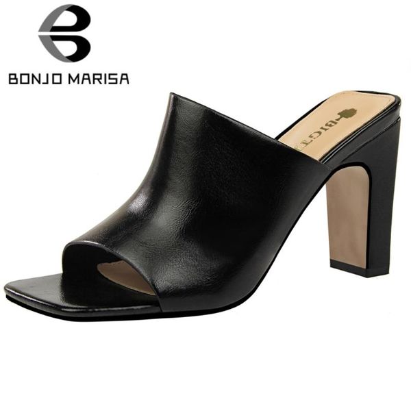 slippers bonjomarisa ins fashion lady slip on square toe high heel women casual office holiday shoes woman, Black
slippers bonjomarisa ins fashion lady slip on square toe high heel women casual office holiday shoes woman, Black