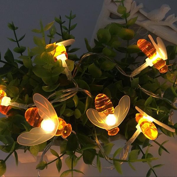 strings cute honey bee led string lights christmas tree decorations fairy garland outdoor garden patio decor battery usb powered
strings cute honey bee led string lights christmas tree decorations fairy garland outdoor garden patio decor battery usb powered
