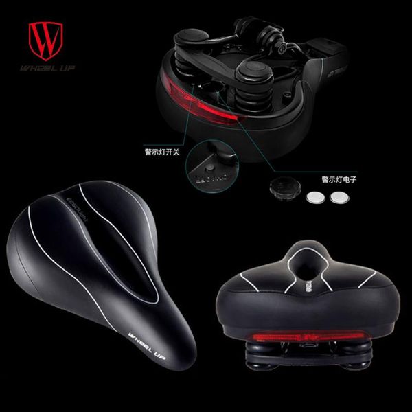 bike saddles wheel up bicycle seat with taillight absorber mountain road hollow horse saddle cushion equipment accessories
bike saddles wheel up bicycle seat with taillight absorber mountain road hollow horse saddle cushion equipment accessories