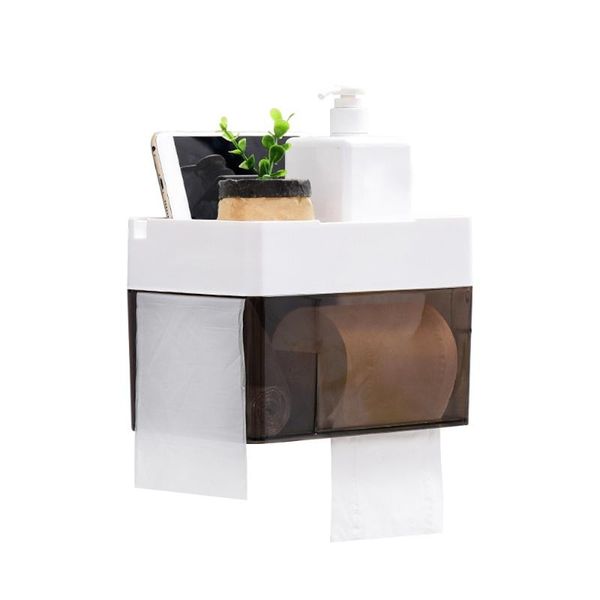 adhesive toilet paper holder no drilling waterproof wall mounted tissue dispenser compatible with roll v/ n folded holders
adhesive toilet paper holder no drilling waterproof wall mounted tissue dispenser compatible with roll v/ n folded holders