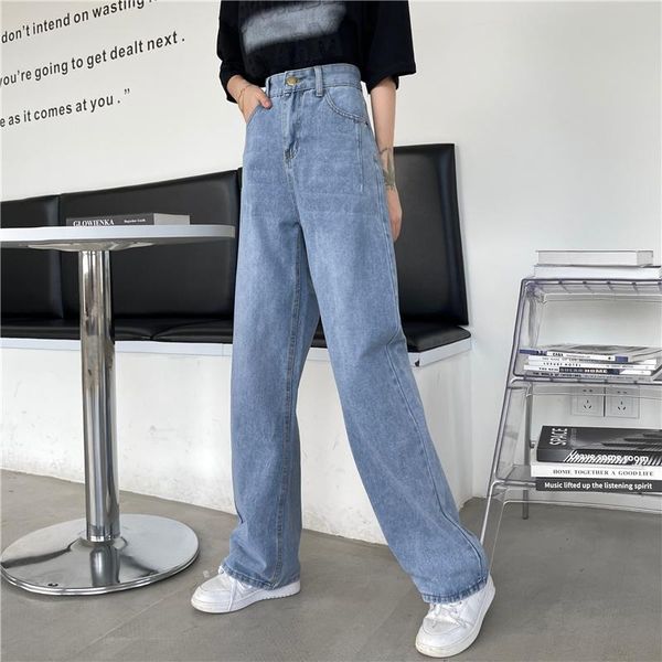 women's jeans 5 sizes s-2xl causal vintage light blue straight high waist women full length classic fashion female basic
women's jeans 5 sizes s-2xl causal vintage light blue straight high waist women full length classic fashion female basic