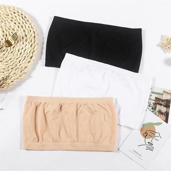 3pcs/lot simple one-piece tube women seamless strapless chest comfortable fabric girl sports for bustiers & corsets, Black;white
3pcs/lot simple one-piece tube women seamless strapless chest comfortable fabric girl sports for bustiers & corsets, Black;white