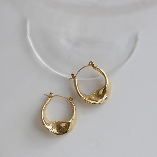 stud 100% stainless steel rotating metal ring earrings for women mirror polished ear studs gold color tassel 2021, Golden;silver 
stud 100% stainless steel rotating metal ring earrings for women mirror polished ear studs gold color tassel 2021, Golden;silver