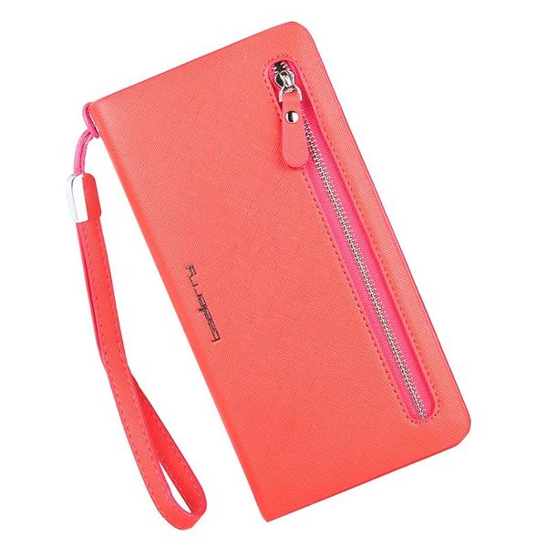 wallets brand women purses female zipper long designer leather coin money bags card holders clutch wristlet phone, Red;black
wallets brand women purses female zipper long designer leather coin money bags card holders clutch wristlet phone, Red;black