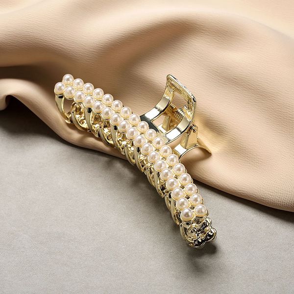 aaa designer jewelry double row pearl versatile clip student 2021 temperament fairy simple red live same hairpin, Golden;silver
aaa designer jewelry double row pearl versatile clip student 2021 temperament fairy simple red live same hairpin, Golden;silver