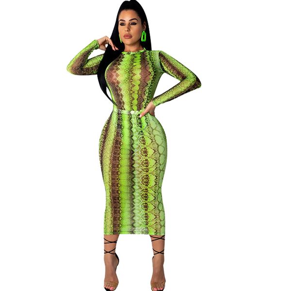 2021 women party club dress summer sheer bandage bodycon dress long sleeve neon green snake print transparent mesh dress, Black;white
2021 women party club dress summer sheer bandage bodycon dress long sleeve neon green snake print transparent mesh dress, Black;white