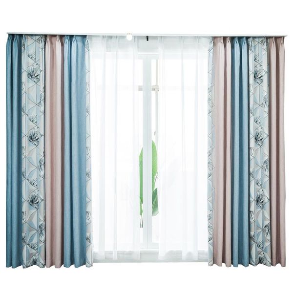 curtain & drapes custom curtains nordic simple livingroom pink blue shading color matching bedroom blackout tulle valance drape m863
curtain & drapes custom curtains nordic simple livingroom pink blue shading color matching bedroom blackout tulle valance drape m863