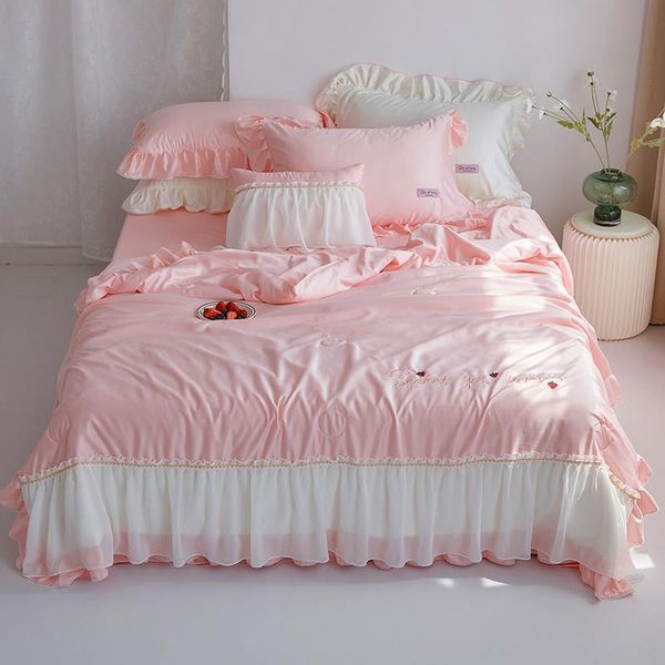 comforters & sets 40 pink cute washed silk seersucker summer air conditioner quilt blankets bedspread lace comforter sheet pillowcase #/
comforters & sets 40 pink cute washed silk seersucker summer air conditioner quilt blankets bedspread lace comforter sheet pillowcase #/