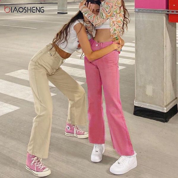 women's jeans high waist pink pant women streetwear fashion khaki denim trousers y2k straight baggy loose wide pants, Blue
women's jeans high waist pink pant women streetwear fashion khaki denim trousers y2k straight baggy loose wide pants, Blue