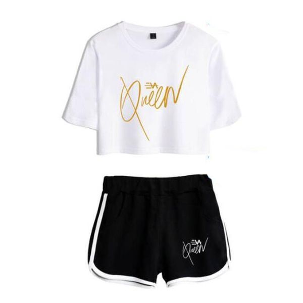 luxury harajuku fashion design women tracksuits eva queen two piece set shorts lovely t shirt cute classic funny sport, Gray
luxury harajuku fashion design women tracksuits eva queen two piece set shorts lovely t shirt cute classic funny sport, Gray