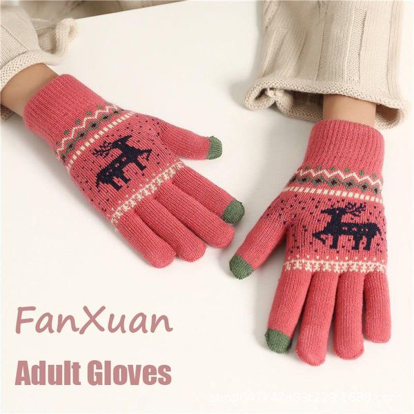 five fingers gloves women touch screen for men winter mittens cute elk deer cartoon christmas reindeer thick warm, Blue;gray
five fingers gloves women touch screen for men winter mittens cute elk deer cartoon christmas reindeer thick warm, Blue;gray