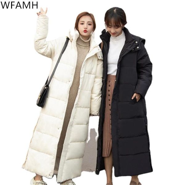 women's down & parkas 2021 winter fashion long loose hooded warm thickening slim cotton jacket zipper pocket polyester office lady, Black
women's down & parkas 2021 winter fashion long loose hooded warm thickening slim cotton jacket zipper pocket polyester office lady, Black
