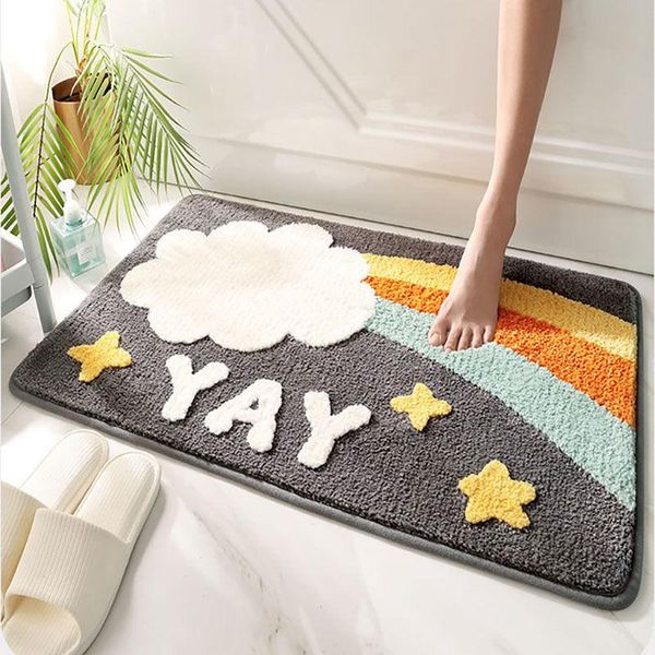 carpets cartoon floor mat toilet bathroom water absorption household door washroom non slip entrance bedroom carpet
carpets cartoon floor mat toilet bathroom water absorption household door washroom non slip entrance bedroom carpet