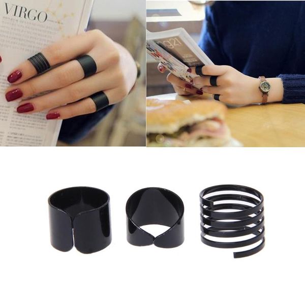 wedding rings 3pcs punk black mid finger knuckle ring set simple spiral opening for women, Slivery;golden
wedding rings 3pcs punk black mid finger knuckle ring set simple spiral opening for women, Slivery;golden